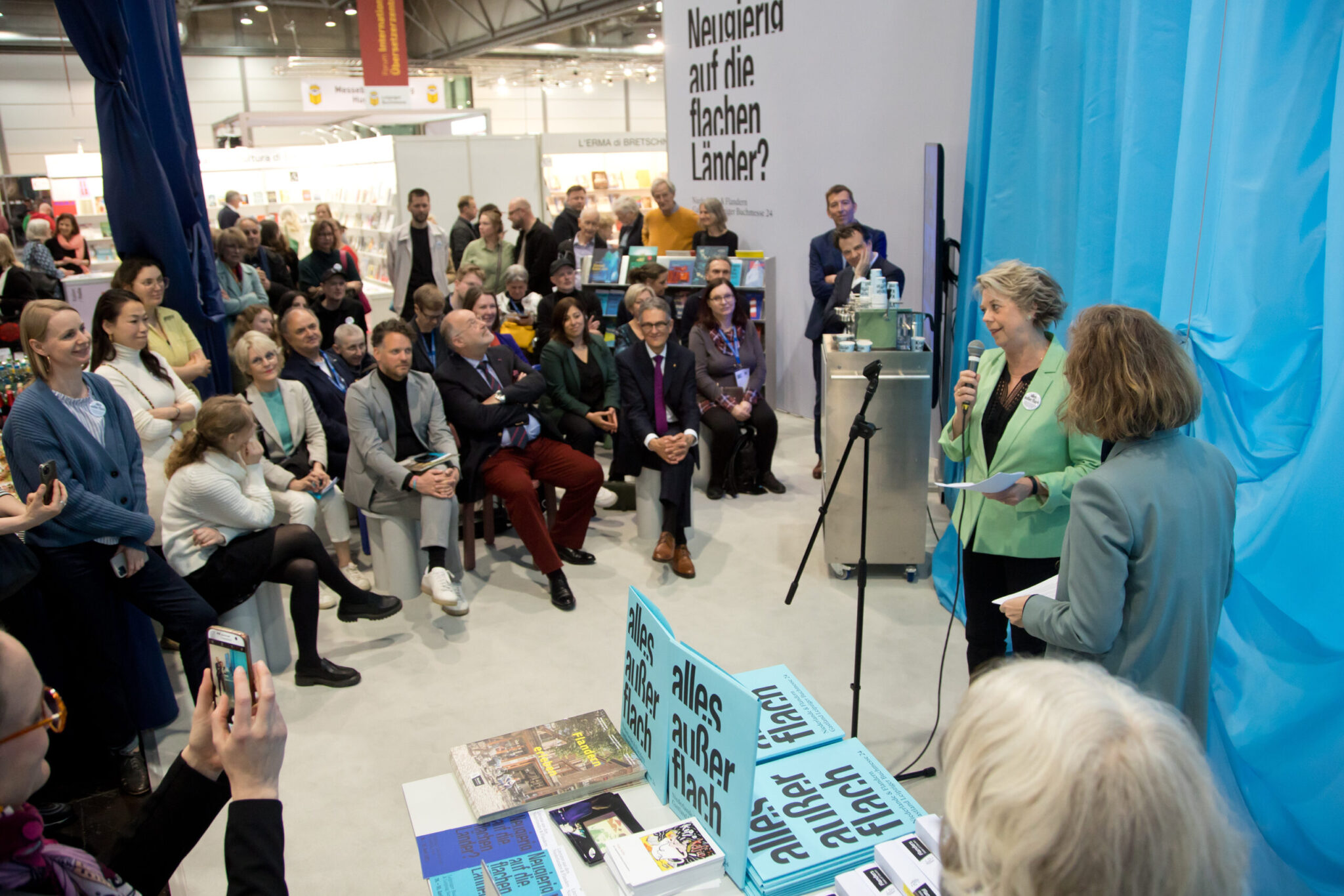 Eröffnung des Messestandes vom Gastland der Leipziger Buchmesse 2024